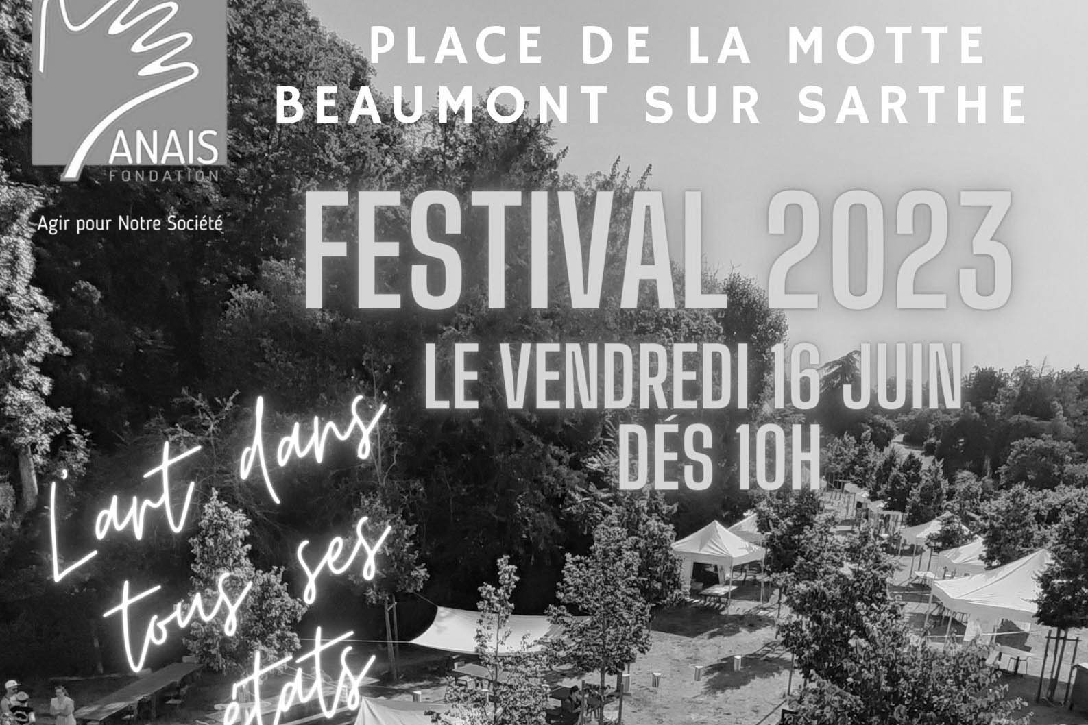 Le Foyer de vie ANAIS de Beaumont sur Sarthe vous invite à la 2e édition de son Festival d’Art