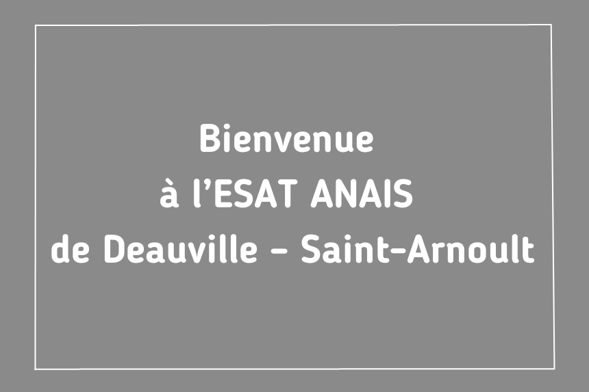 Les travailleurs de l’ESAT ANAIS de Deauville – Saint-Arnoult vous font découvrir leur établissement.