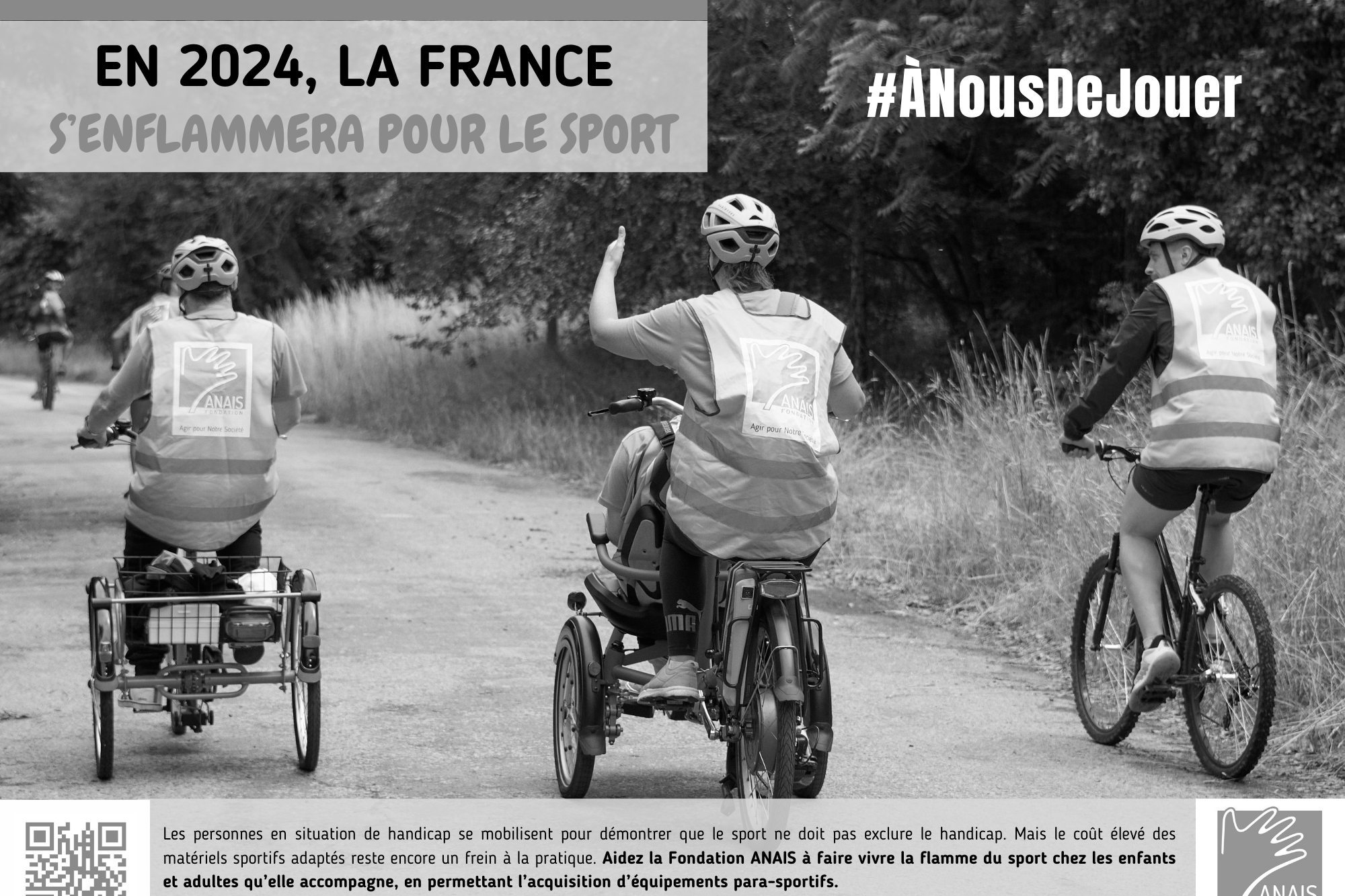 La Fondation ANAIS lance sa nouvelle campagne d’appel aux dons #ÀNousDeJouer