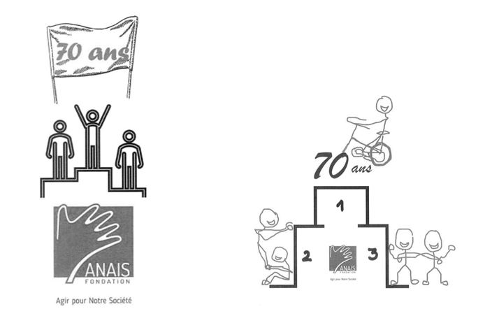 Le logo des 70 ans d’ANAIS