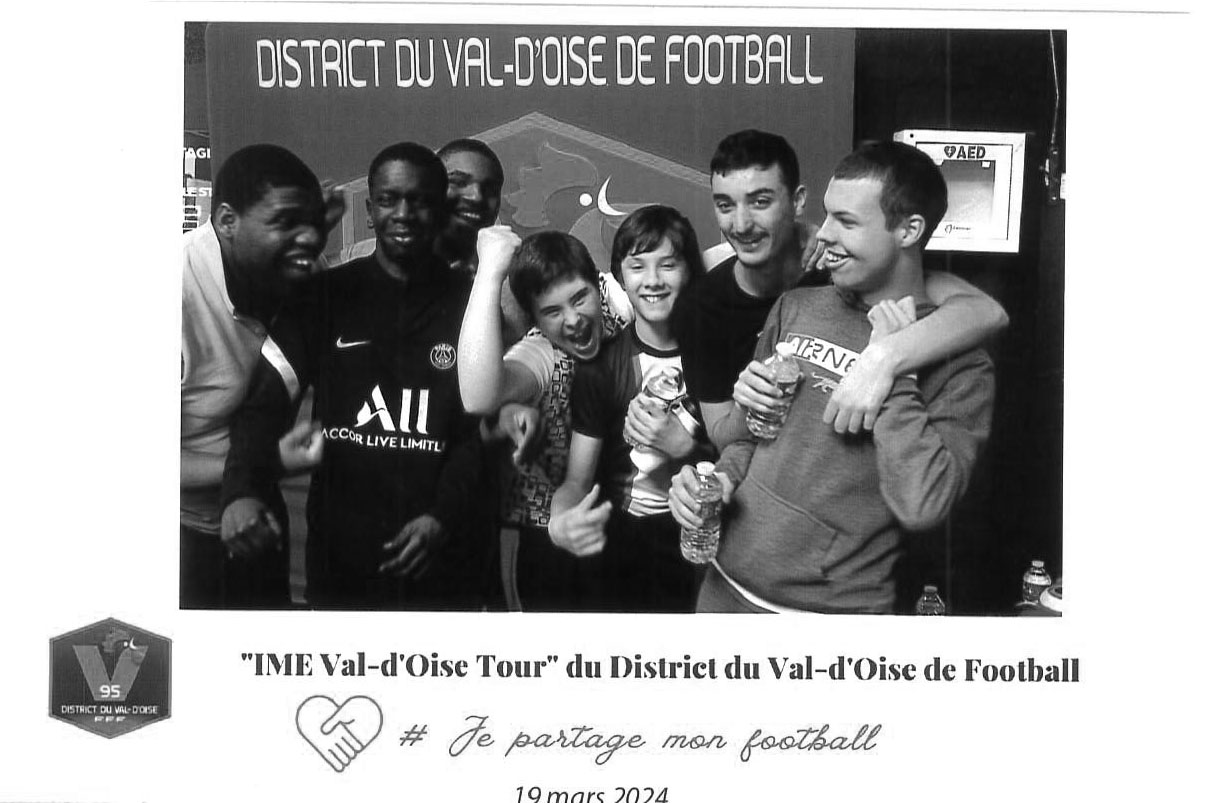 Les jeunes de l’IME ANAIS d’Osny à la journée du district du Val d’Oise de Football