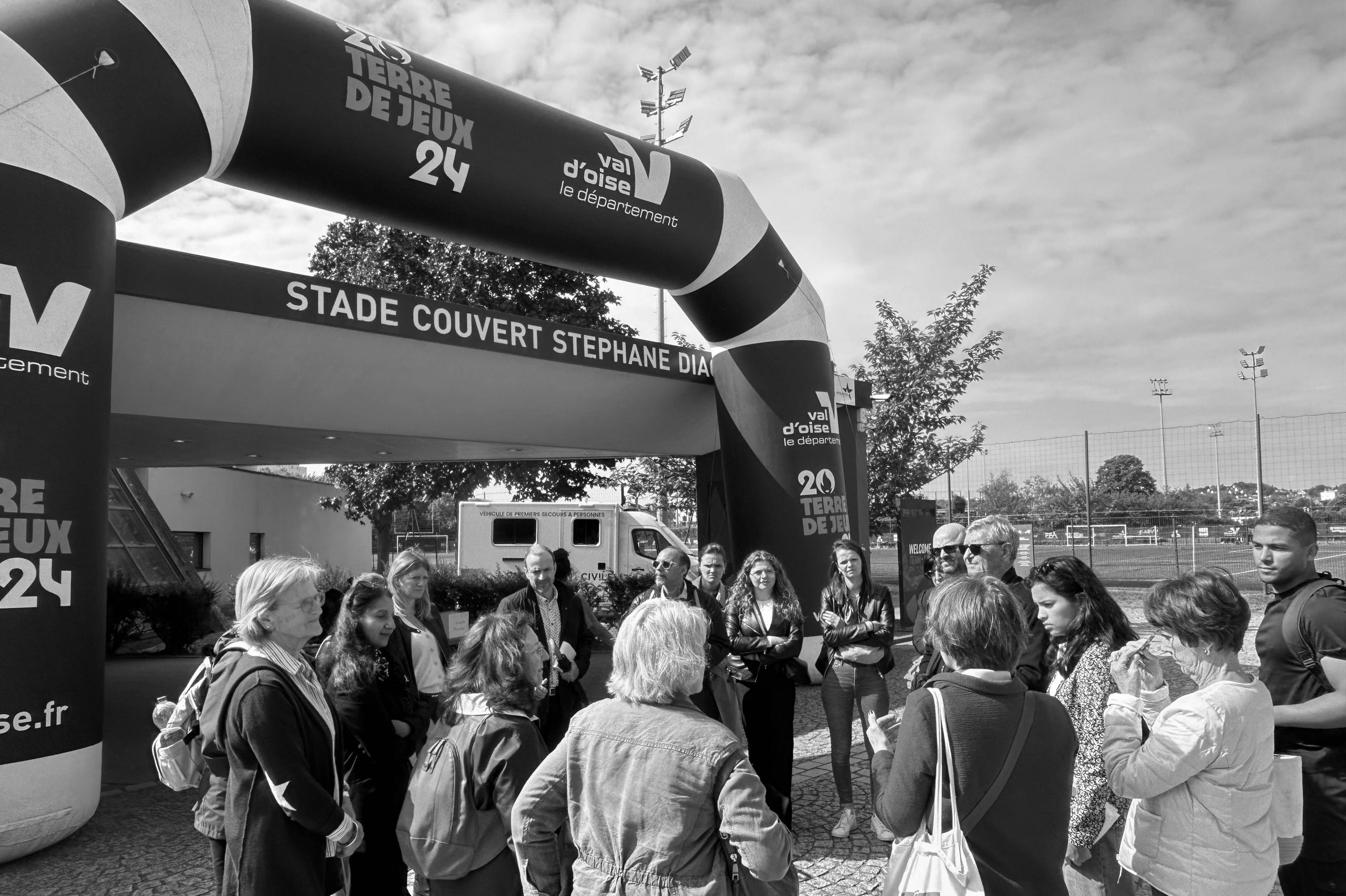 Les membres du COPIL en visite